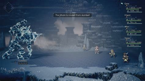 octopath traveler the slumbering giant